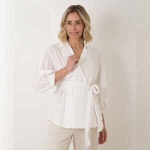 Weekend By Max Mara Ceci Shirt. U.S. Size 6 . NWT. MSRP $475. Missing Belt.